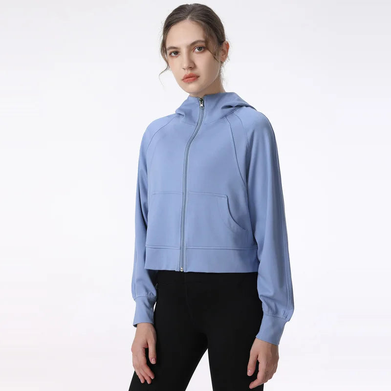 Thick Cotton Warm Yoga Jacket