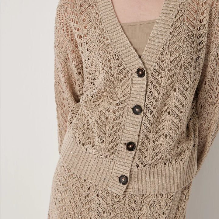 Homely Pure Linen Cardigan Sweater