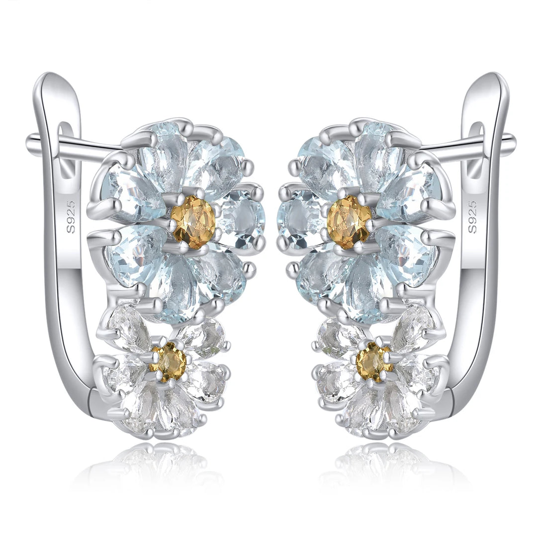 Exquisite Genuine Birthstone Earrings