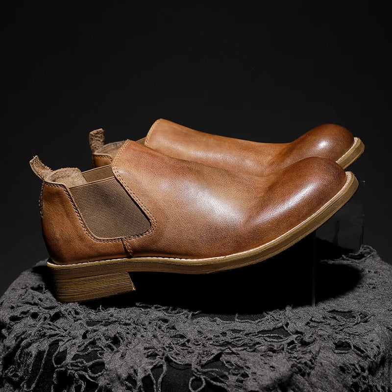 Noble Low-Top Leather Chelsea Shoes