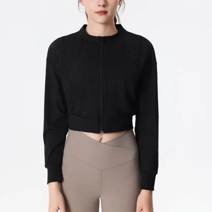 Slim Fit Zipper Sports Jacket