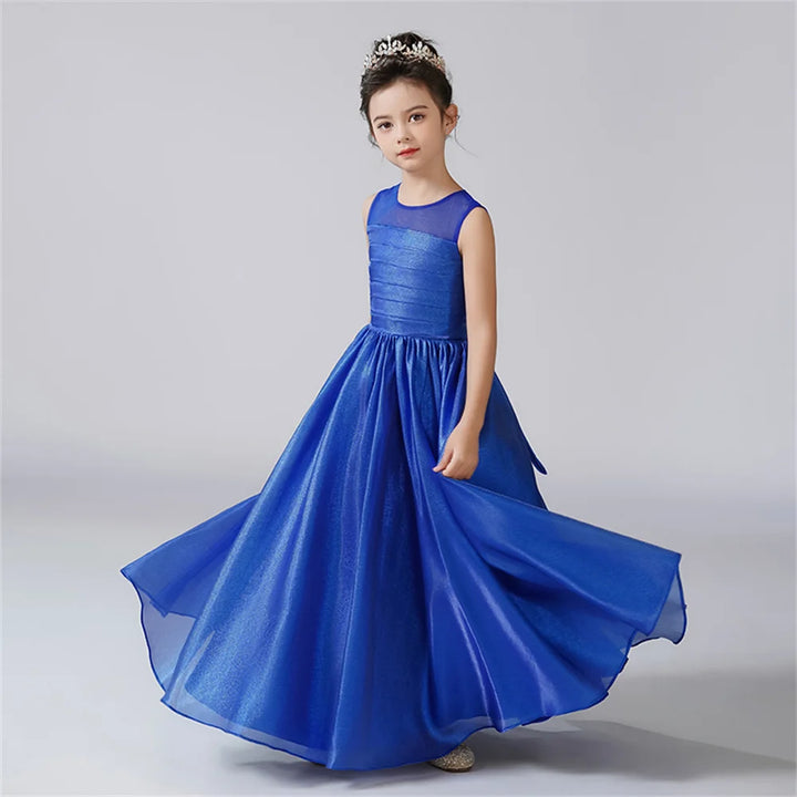 Organza Pleats Formal Princess Gown