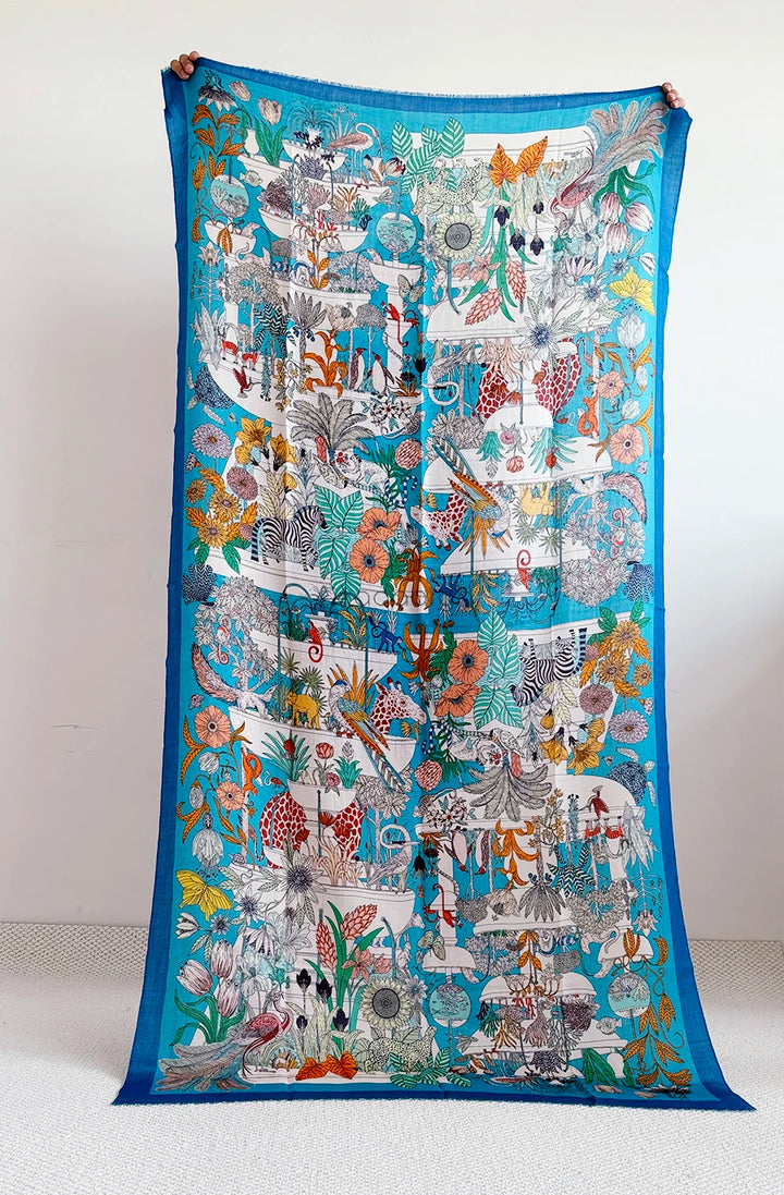 Stunning Knitted Cashmere Shawl