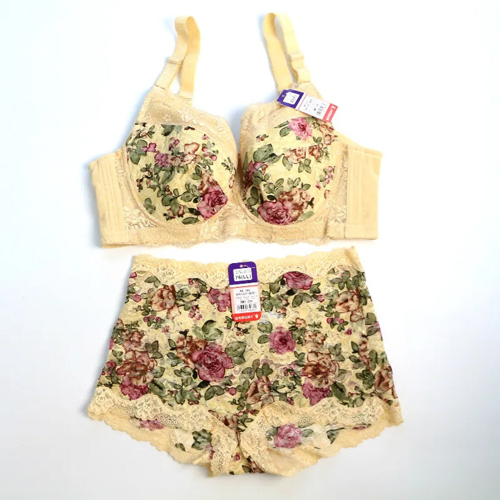 Stunning Plus Size Embroidery Bra