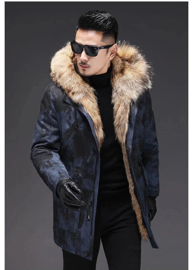 Luxury Hooded Fur Jacket