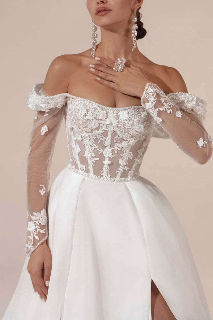 Charming Sweep Train Bridal Gown