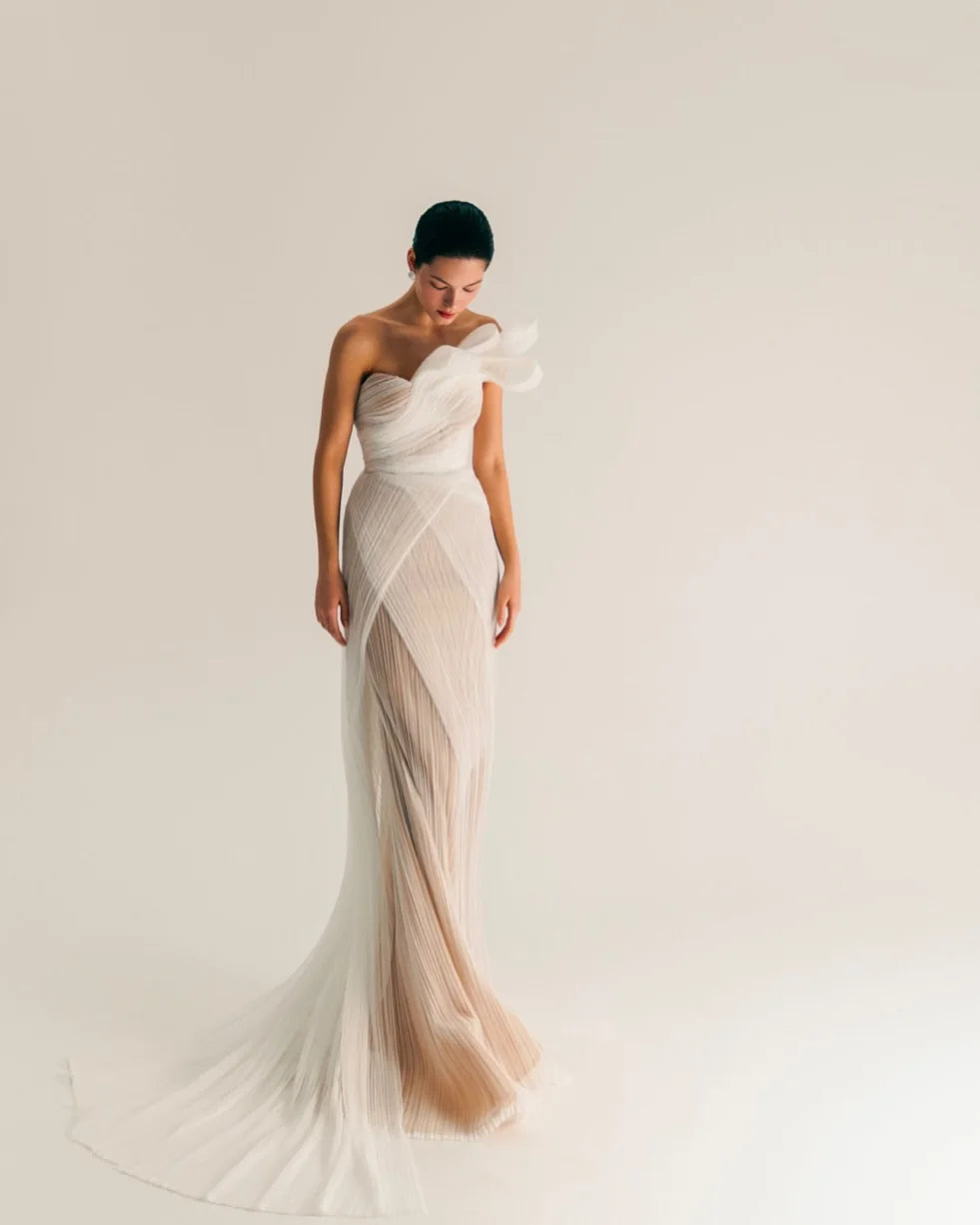 Glorious One Shoulder Bespoke Dress