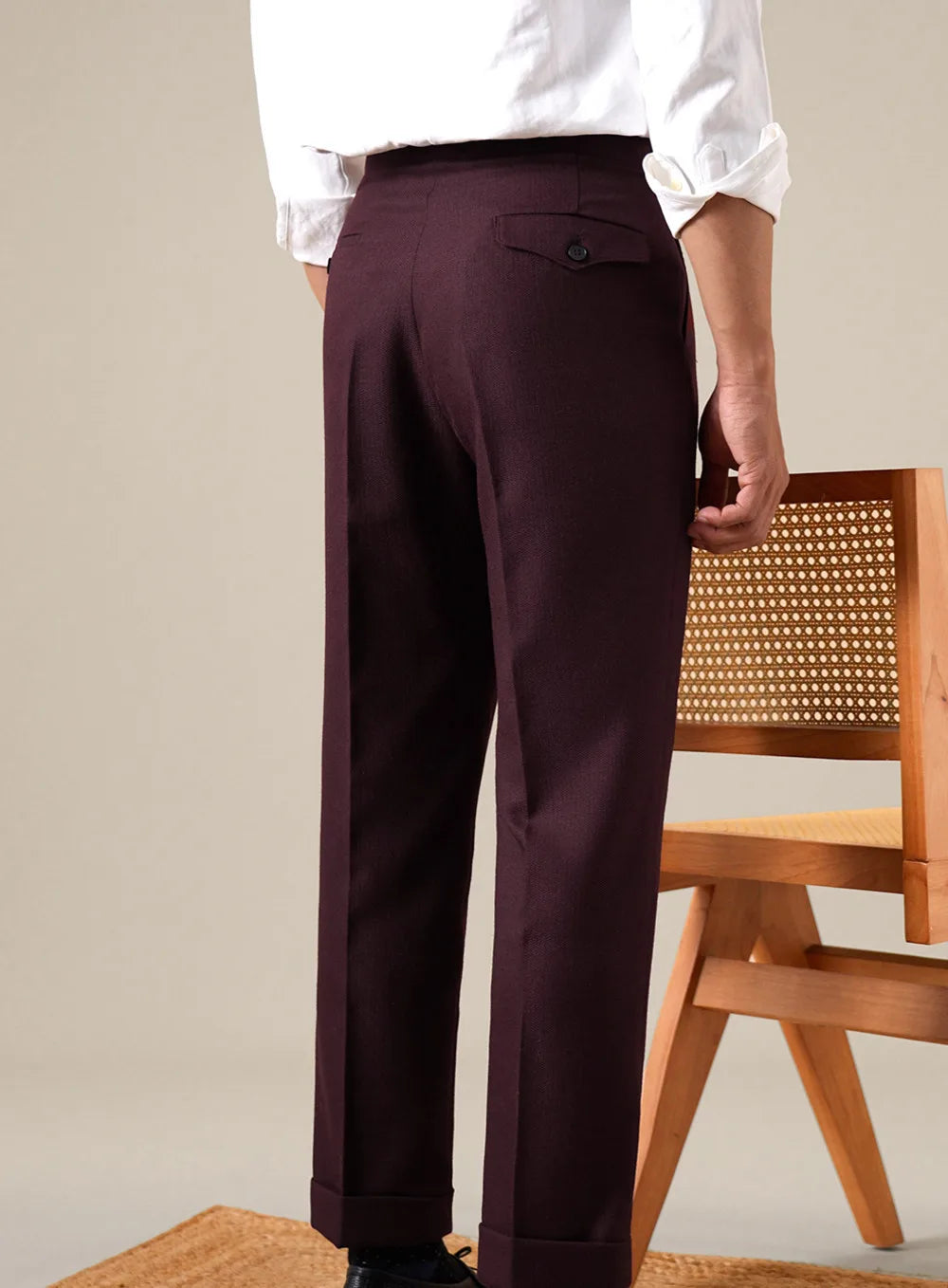 single pleat dress pants Slim Fit Olive High Waist Single Pleated Linen Dress Pants