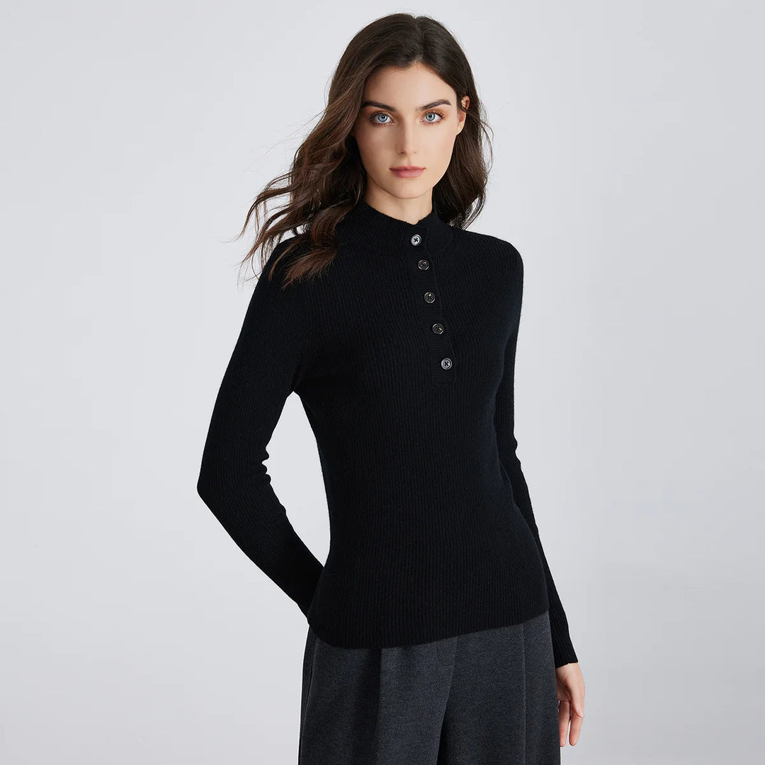 Smart Cashmere Half Turtleneck Jumper