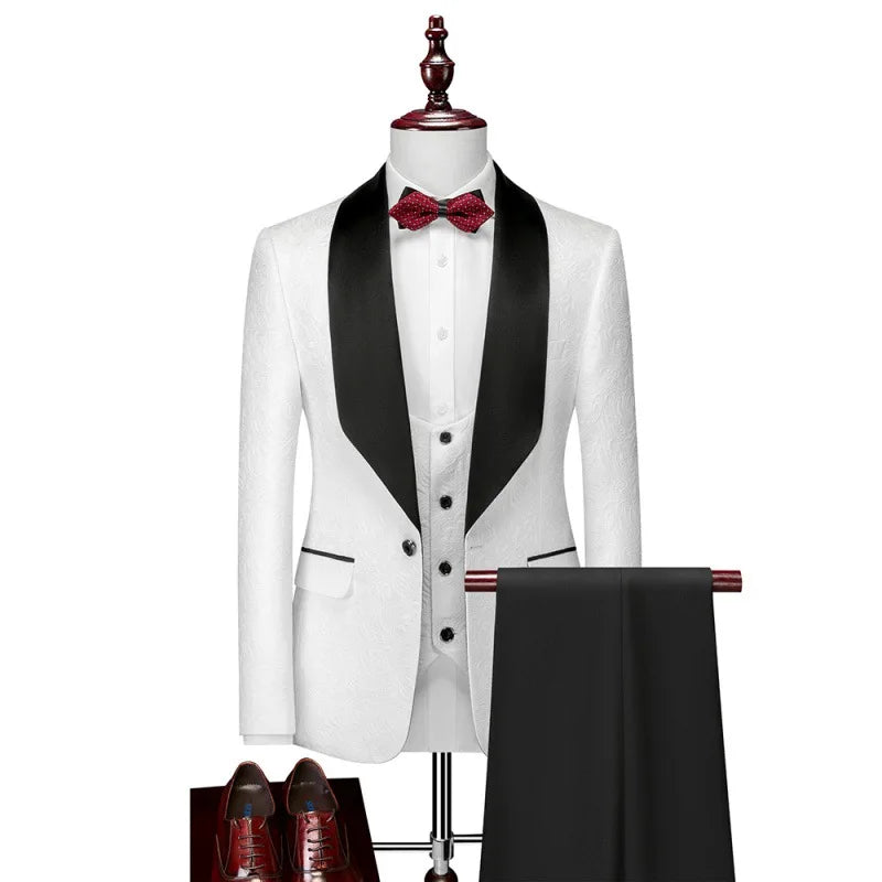 Modish Men's Three-Piece Formal Suit
