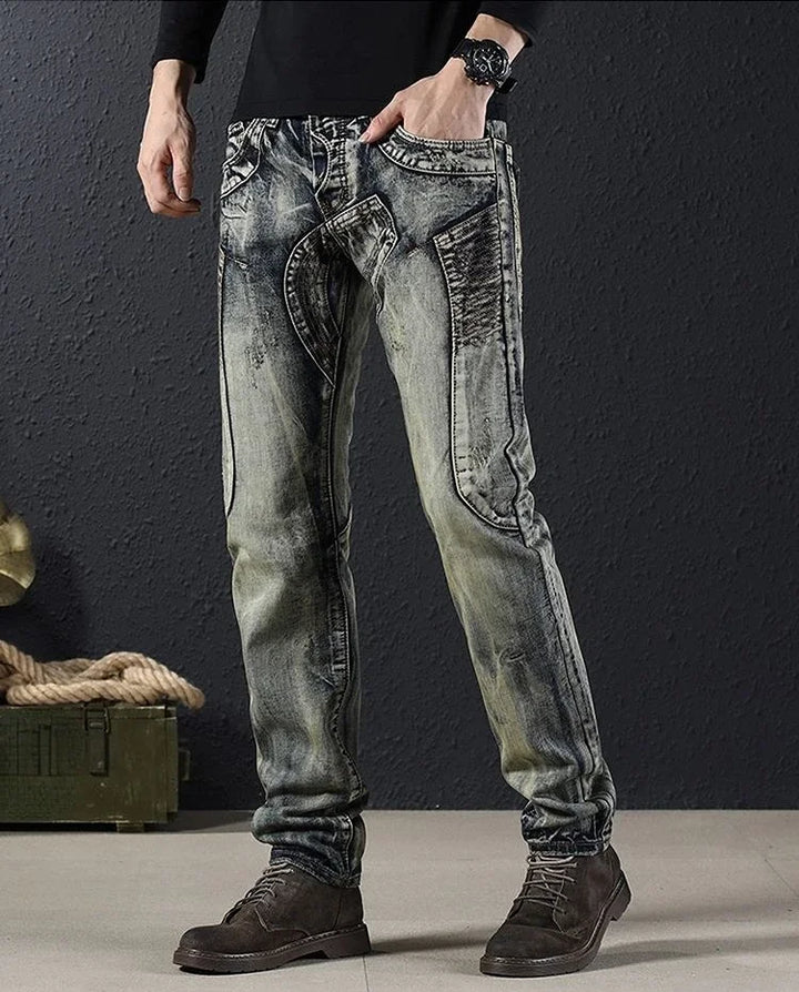 Low Rise Cowboy Jeans Pants