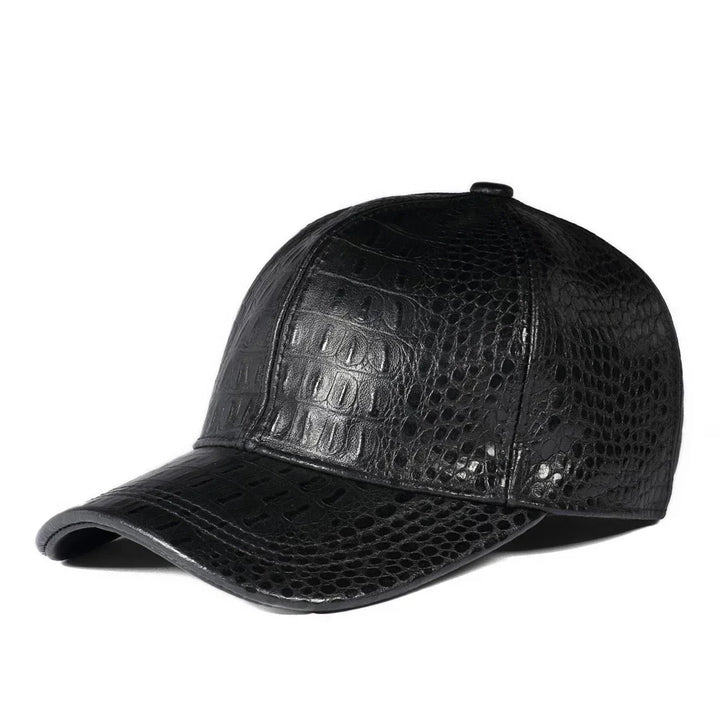 Stylish Duck Tongue Style Leather Cap