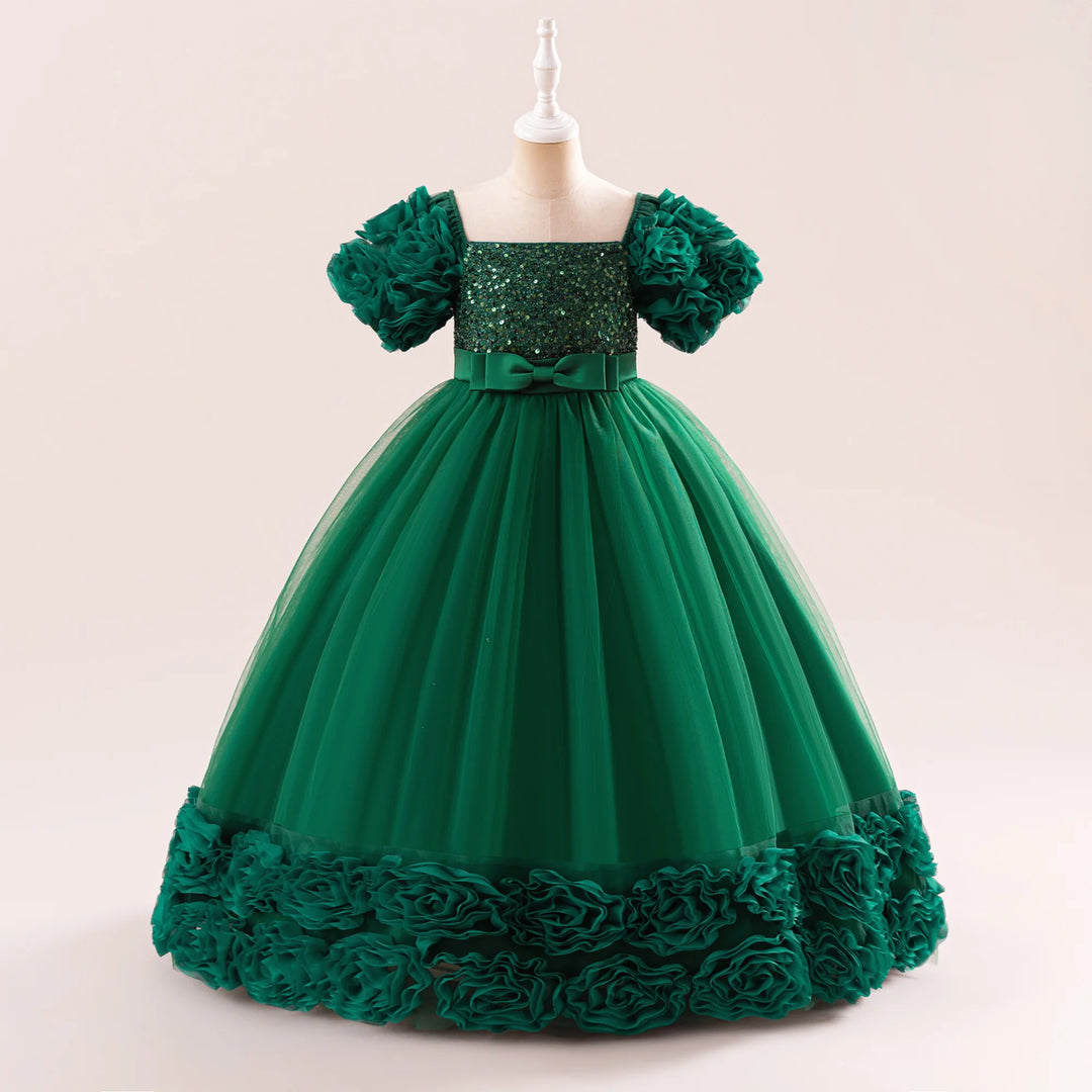 Sweet Fluffy Sequins Girl&