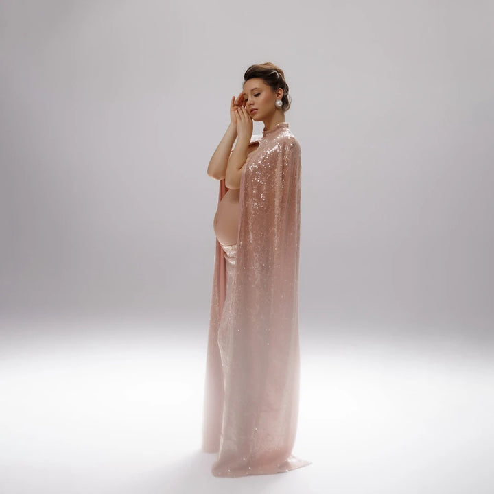 Elegant Sleeveless Pregnancy Photography Dress