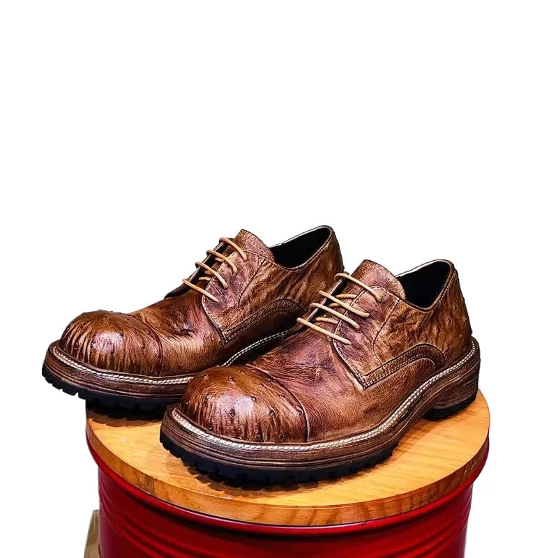 Comfortable Lace-Up Derby Shoes