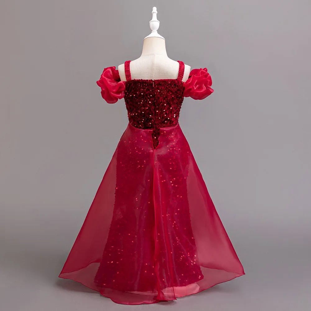 Stylish Sequin Flower Girl&