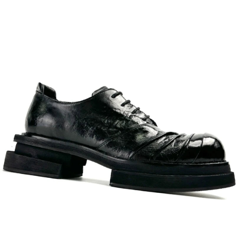 Vintage Ideal Leather Derby Shoes