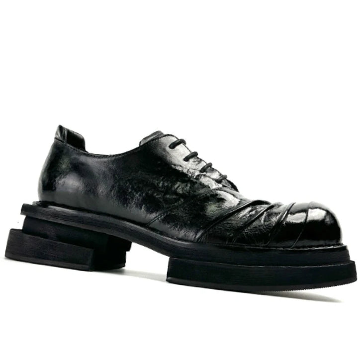 Vintage Ideal Leather Derby Shoes