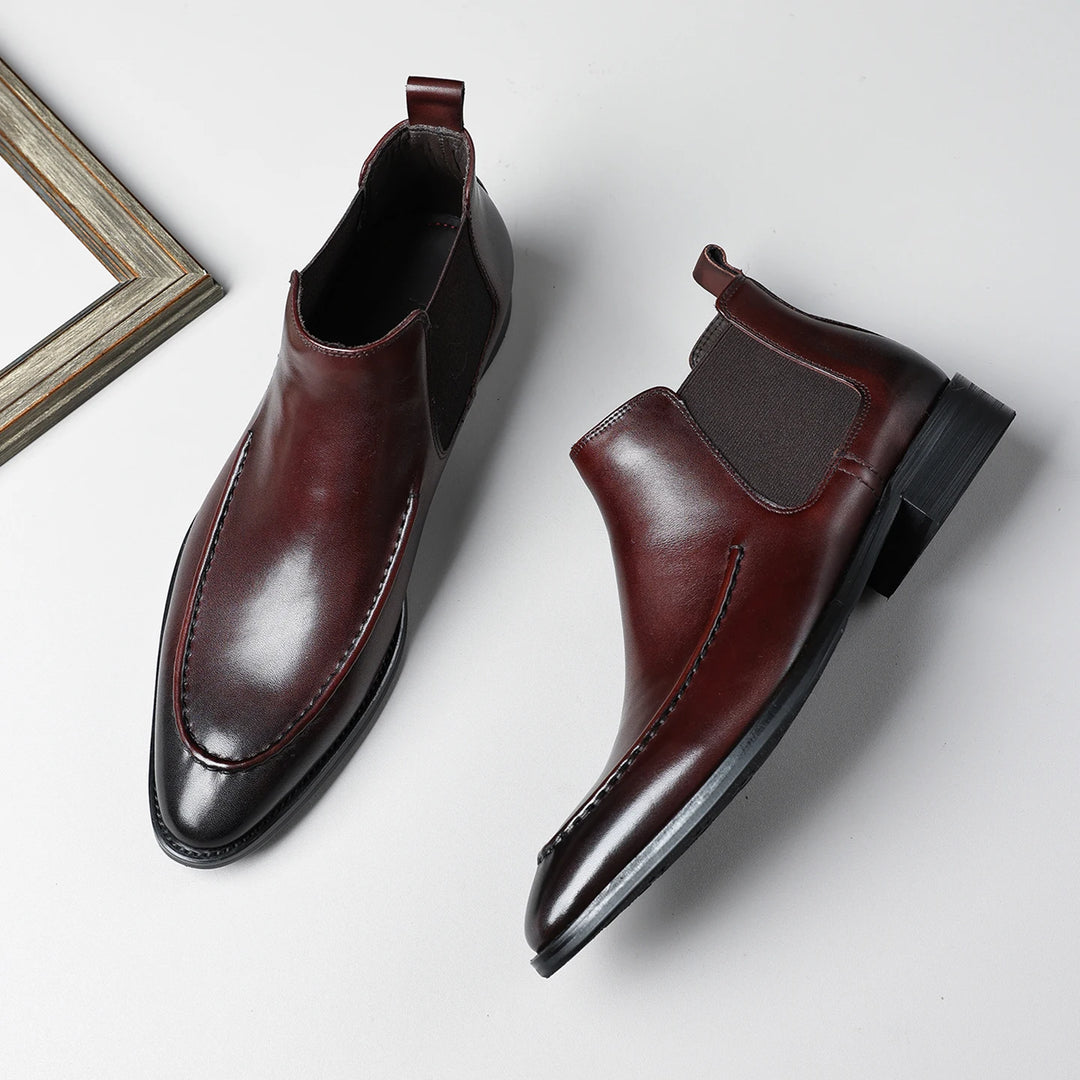 Classic High-Top Chelsea Boots