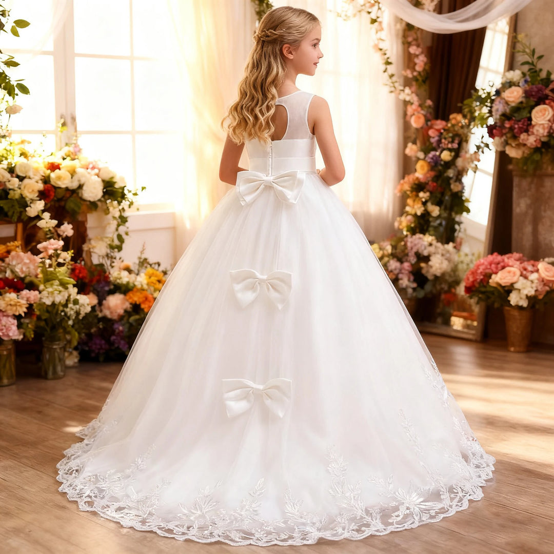 Formal Bow Prom Party Dress