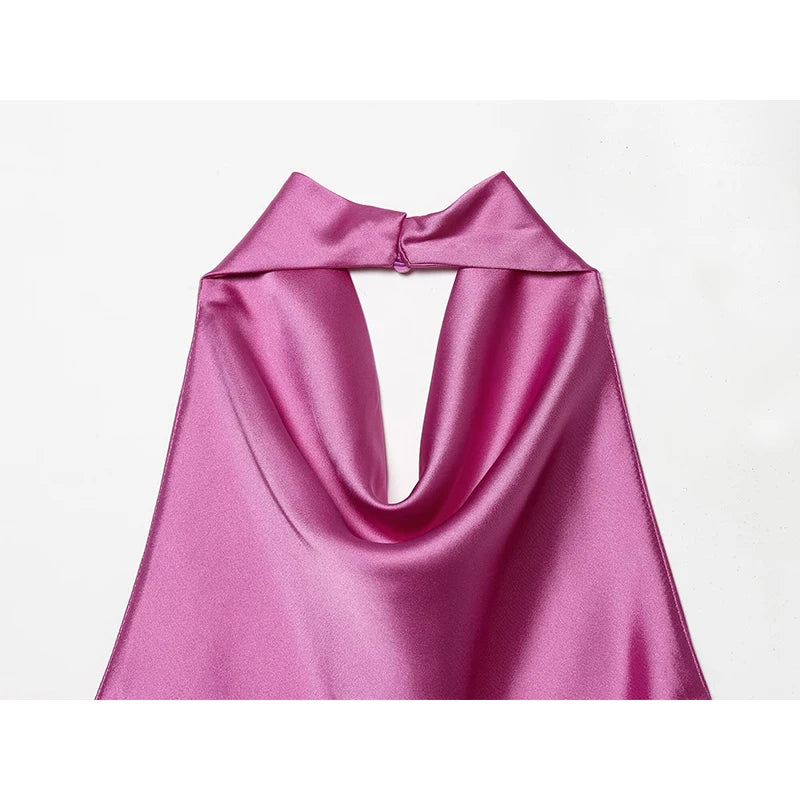 Luxury Sleeveless Halter Top