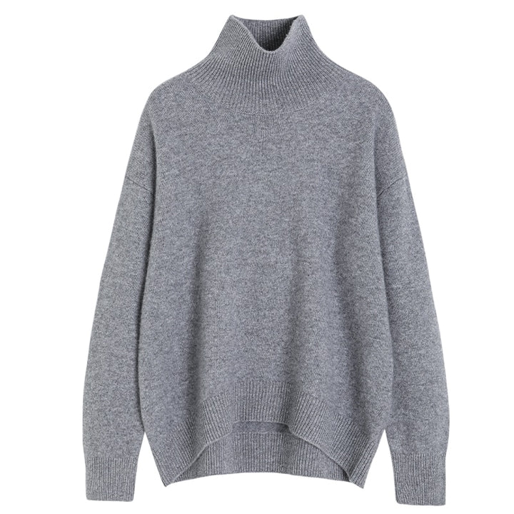 High Collar Women's Cashmere Sweater| All For Me Today