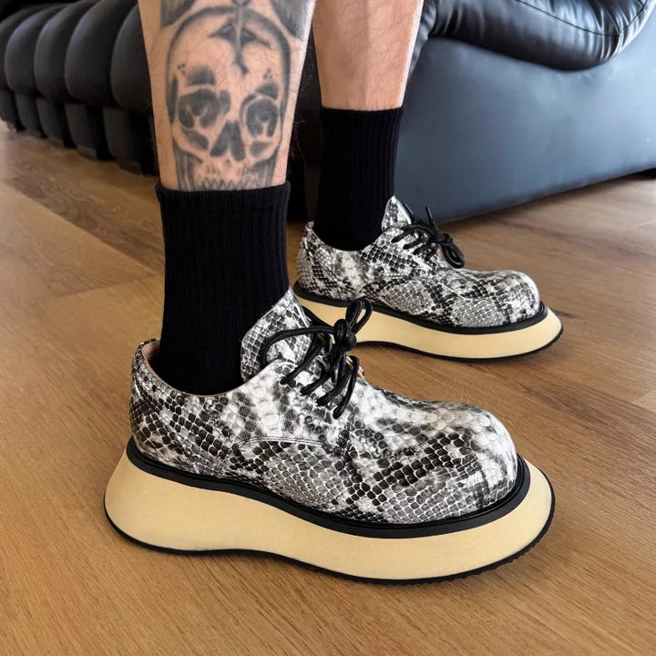 Classic Big Head Derby Shoes