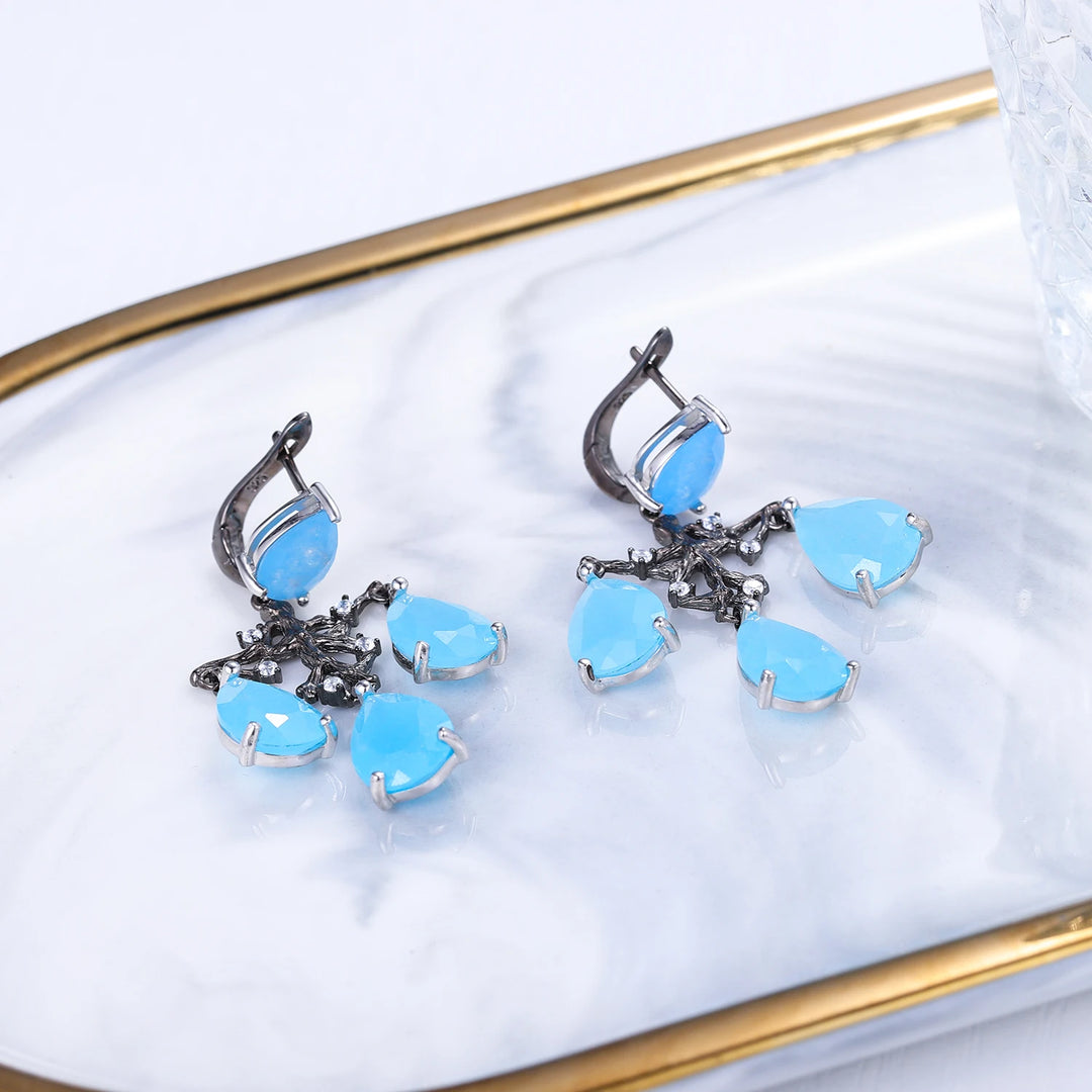 Lovely Smoky Quartz Branch Earrings