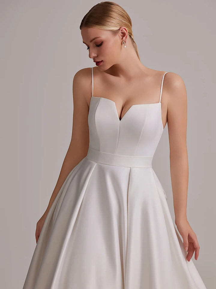Classic Strapless Bodice Bridal Dress