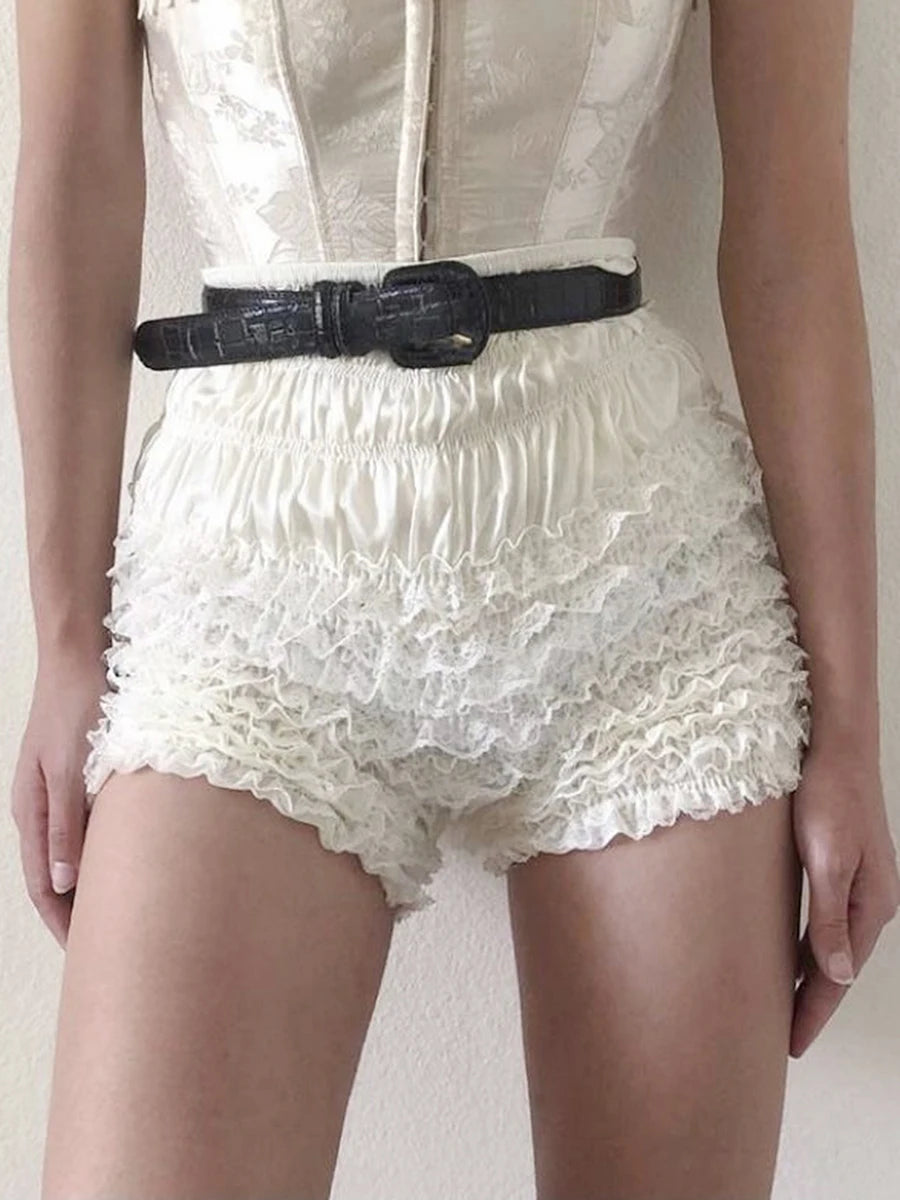 Bloomers Ruffles Lace Lolita Shorts