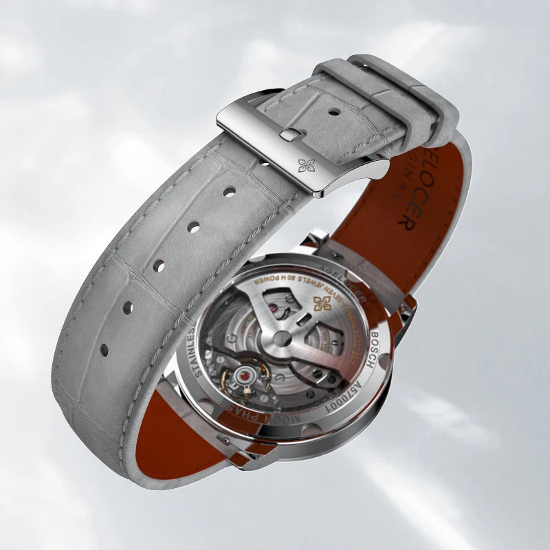 Classic Moon Phase Astronomer Wristwatch