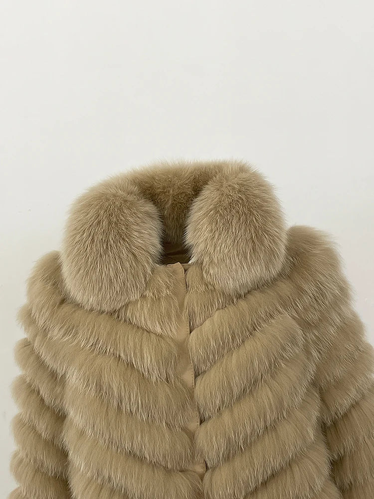 Luxury Real Fur Streetwear Coat