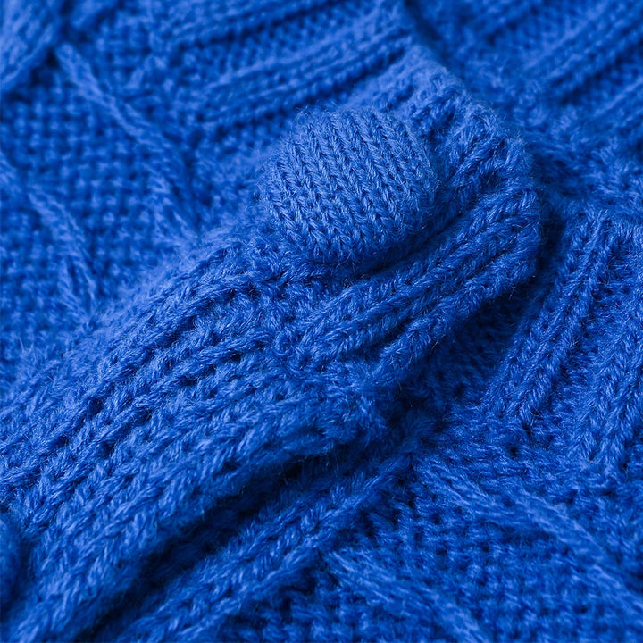 Cropped Knitted Casual Cardigan