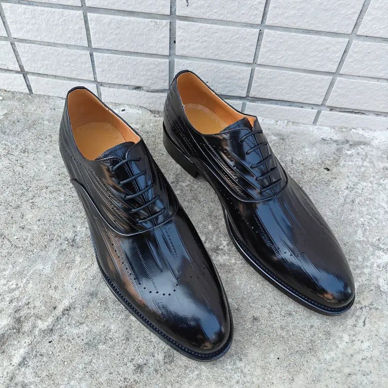 Premium Round Toe Style Leather Shoes