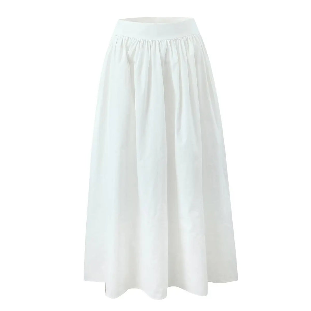 Sweet Big Swing Cotton Skirt