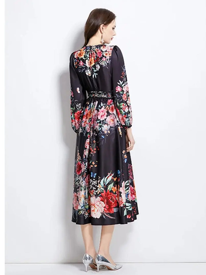 Classic Wrap Style Cocktail Party Dress