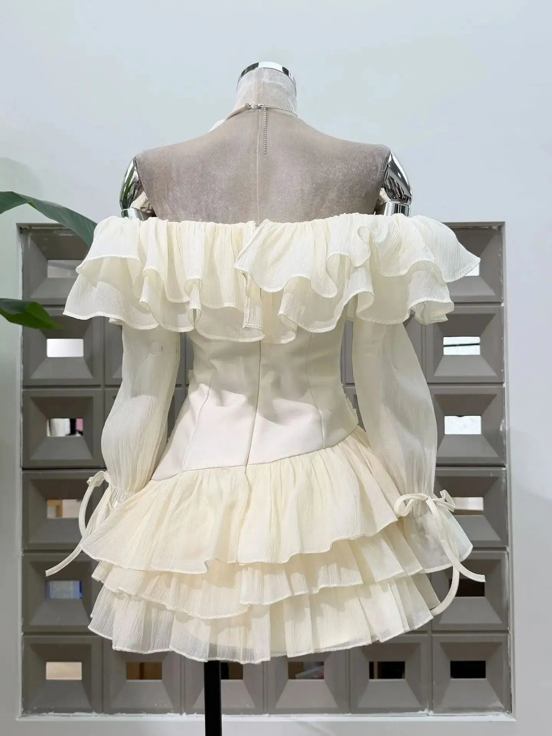Fashionable Off Shoulder Mini Dress
