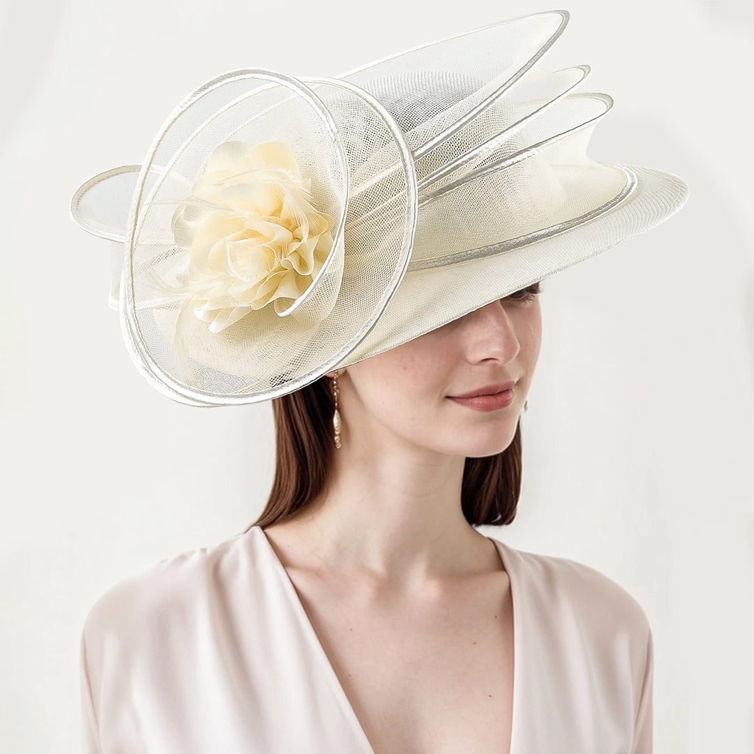 Unique Derby Sinamay Hat