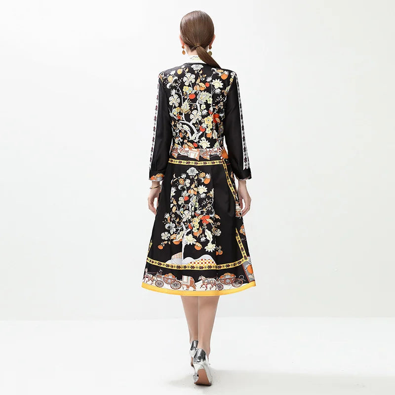 Runway-Inspired Midi Party Dress