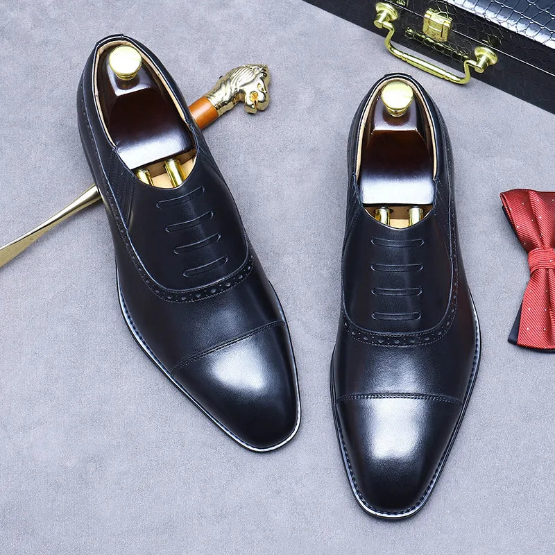 British Style Business Oxford Shoes