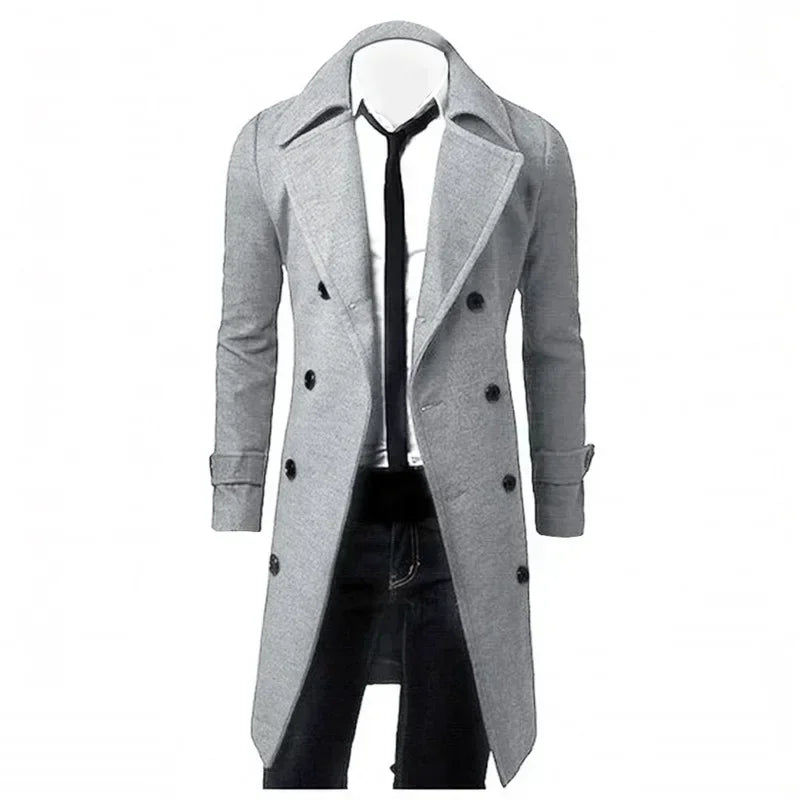 Smart Style Double Breasted Trench Coat