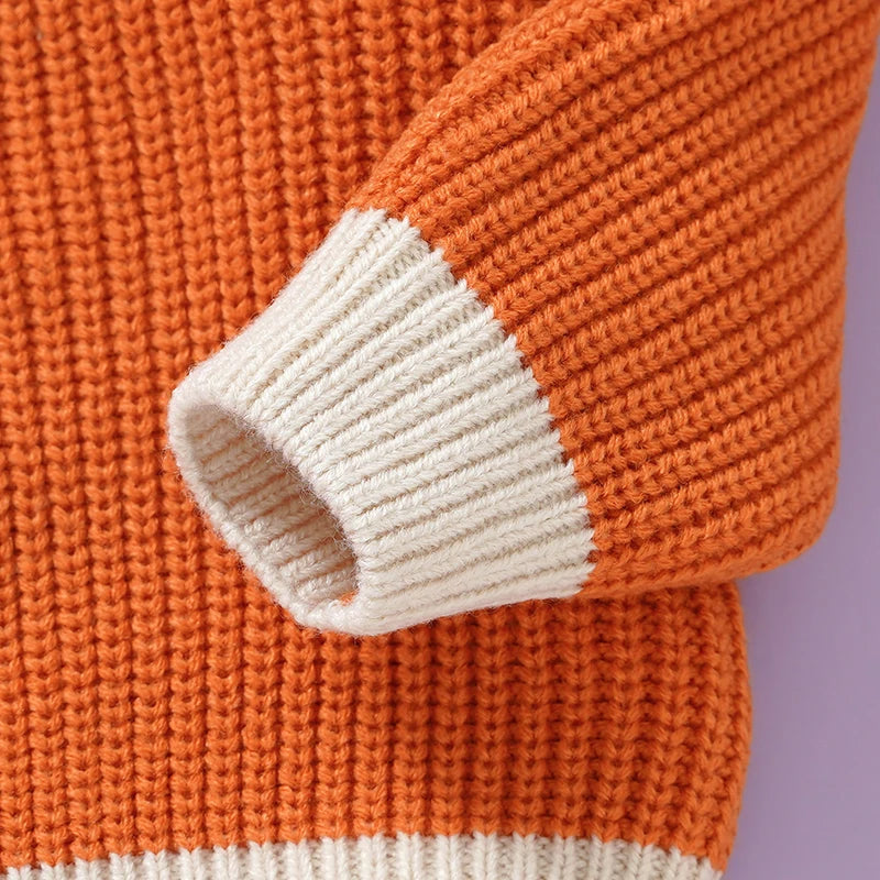 O Neck Warm Knitwear Kids Sweater