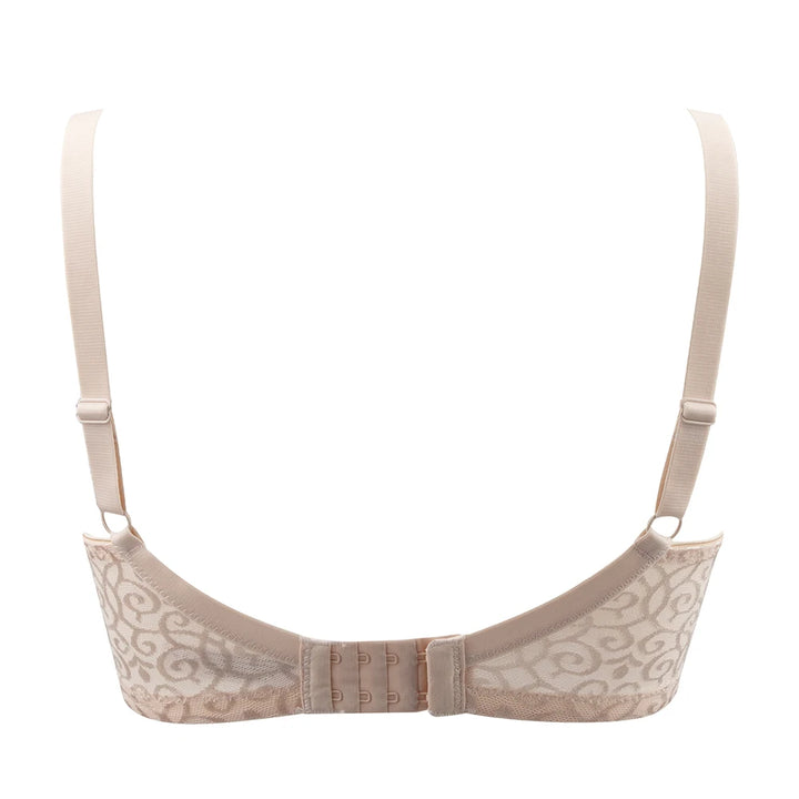 Comfortable Floral Mesh Ultra-thin Bra