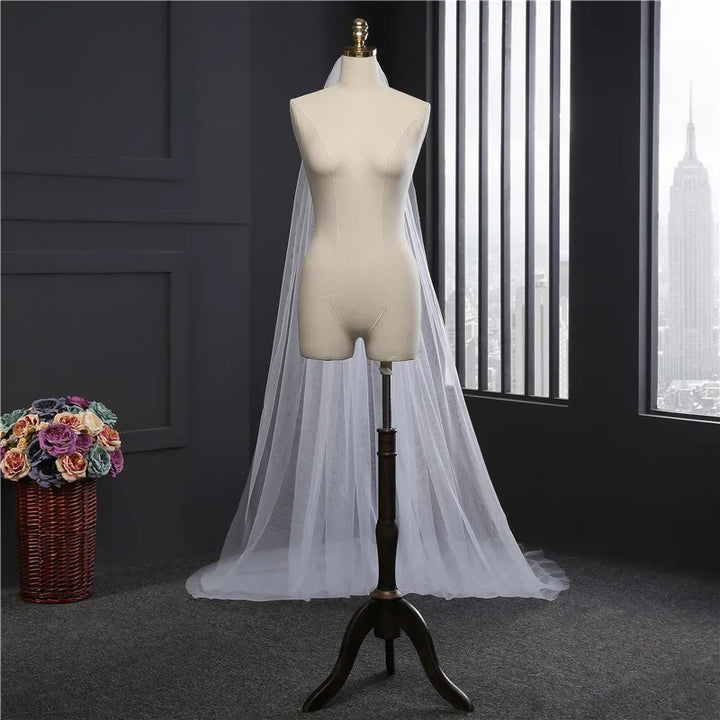 Romantic Double-Layer Soft Bridal Veil