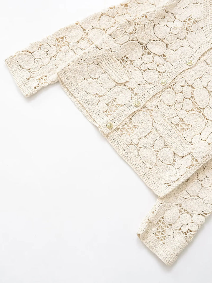 Trendy Leisure Style Knot Knitted Coat