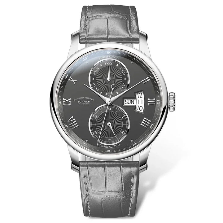 Polished Sapphire Crystal Multi-function Wristwatch