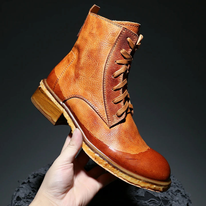 High-Top Handcrafted Goodyear Welted Boots