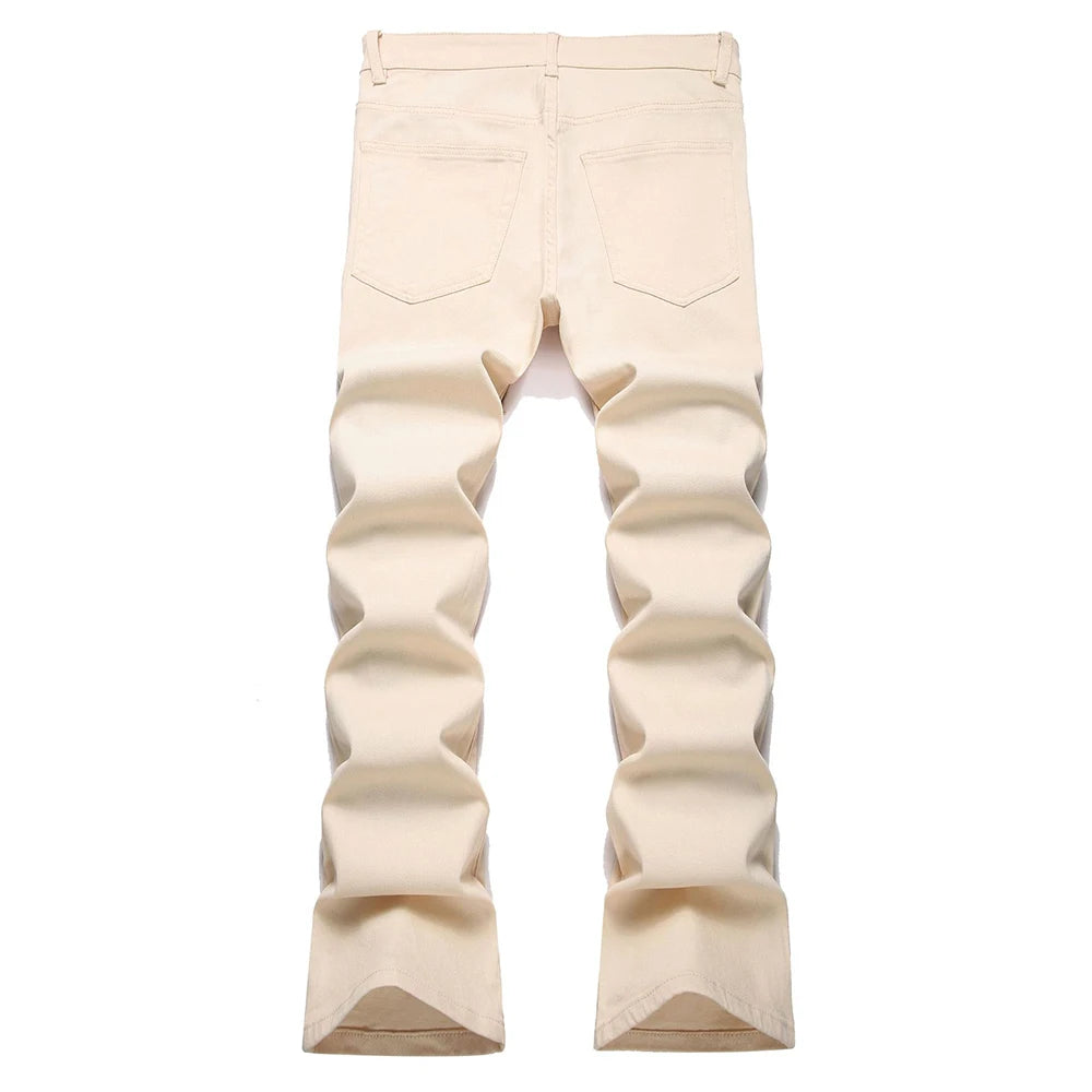 Stylish Slim Bootcut Denim Jeans Pants