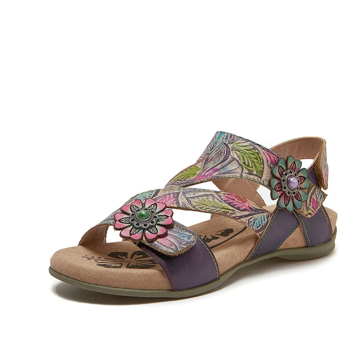 Vintage Bohemian Printed Sandals