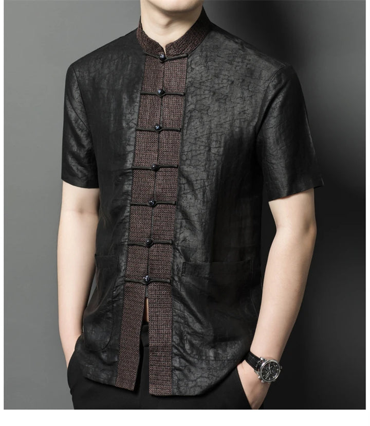 Comfortable Short Sleeve Chemise Shirt